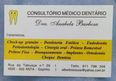Consultório Médico Dentário Dra. Anabela Barbosa
